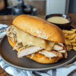 Turkey French Dip Sandwich 4 Ingredients Easy Delicious
