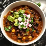 Vegan Chili Recipe with Black Beans 30 Minutes Easy Delicious
