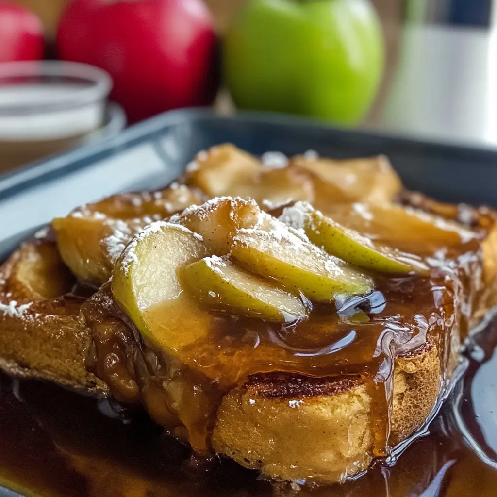 Caramel Apple Upside Down French Toast Bake 8 Servings Awesome Delicious