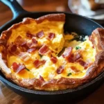 Cheddar & Bacon Dutch Baby 4 Servings Ultimate Delicious
