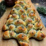 Cheesy Christmas Tree Bread 7 Ingredients Easy Delicious