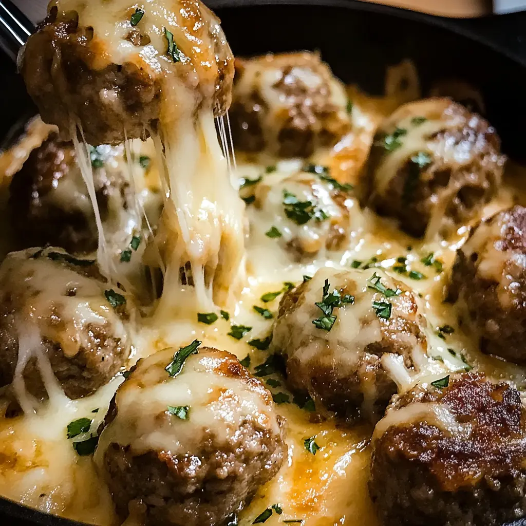 Cheesy French Onion Meatballs: 7 Ingredients, Ultimate, Delicious