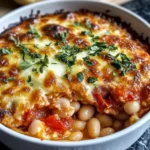 Cheesy White Bean Tomato Bake 30 Minutes Easy Delicious