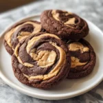Chocolate Peanut Butter Swirl Cookies 10 Minutes Easy Delicious