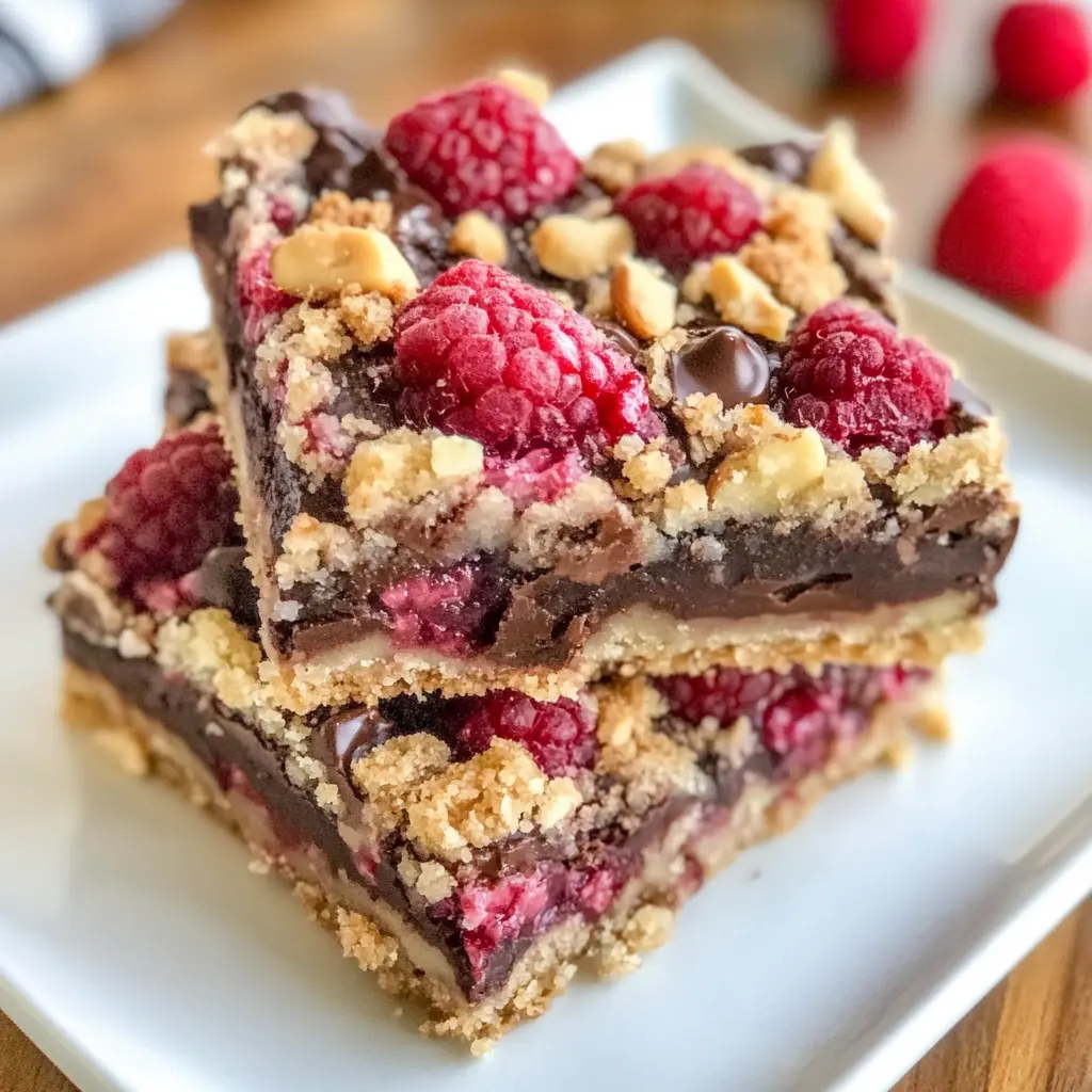 Chocolate Raspberry Crumb Bars 5 Steps Ultimate Delicious