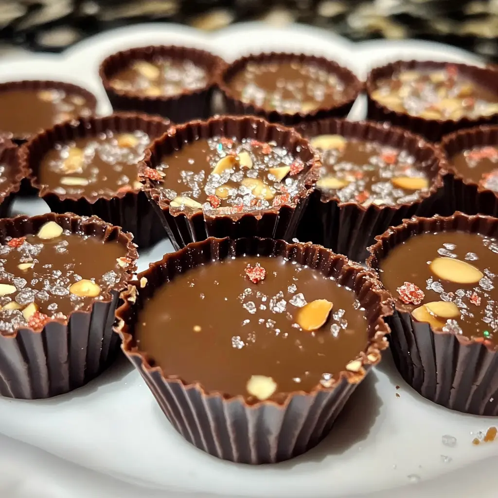 Christmas Chocolate Caramel Cups 6 Steps Ultimate Delicious