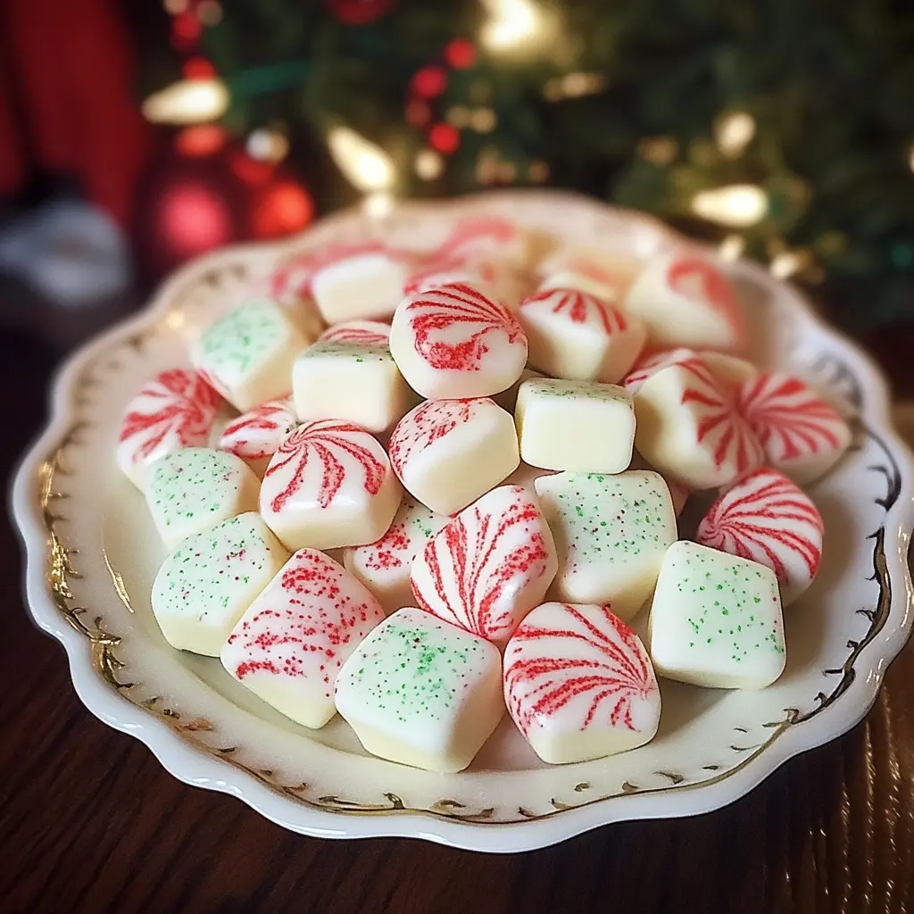 Christmas Peppermints Old-Fashioned Butter Mints 5 Steps Easy Delicious