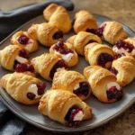 Cranberry Cream Cheese Crescent Bites 8 Steps Awesome Delicious