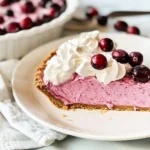 Cranberry Mousse Pie 6 Ingredients Easy Delicious