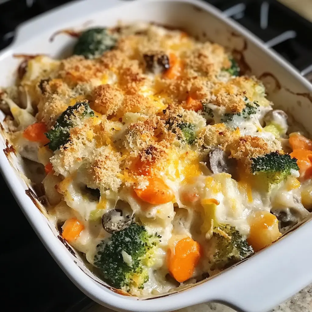 Creamy Winter Vegetable Casserole 30 Minutes Easy Delicious