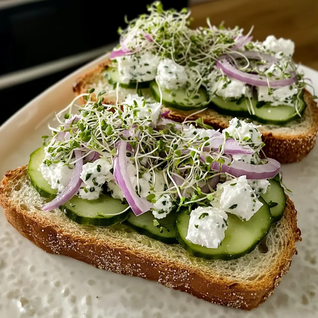 Cucumber Salad Sandwiches 4 Ingredients Easy Delicious