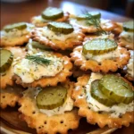 Dill Pickle Cheese Ritz Bites 3 Steps Easy Delicious