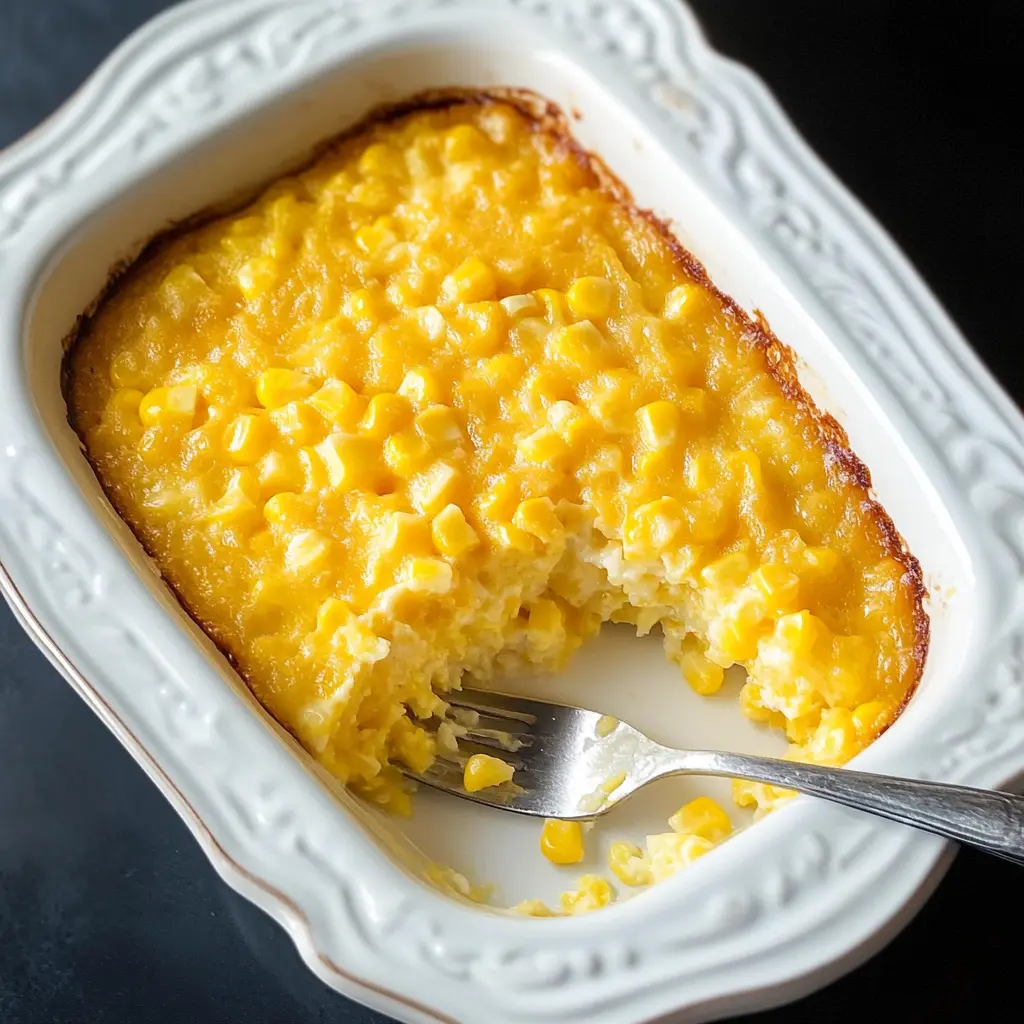 Easy Vegan Corn Pudding 4 Servings Perfectly Delicious