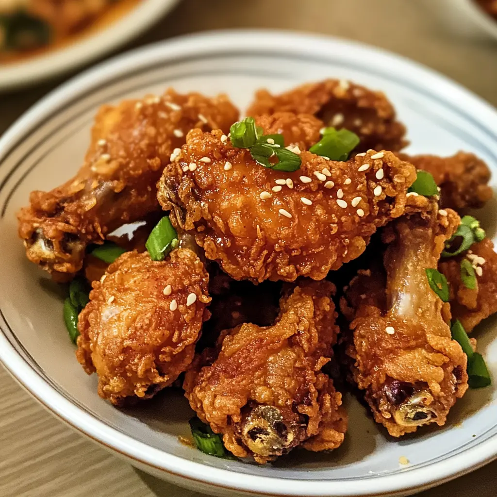 Garlicky Fried Chicken In Korean Style 30 Minutes Awesome Delicious