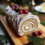 Ginger Bread Yule Log Cake 10 Steps Awesome Delicious