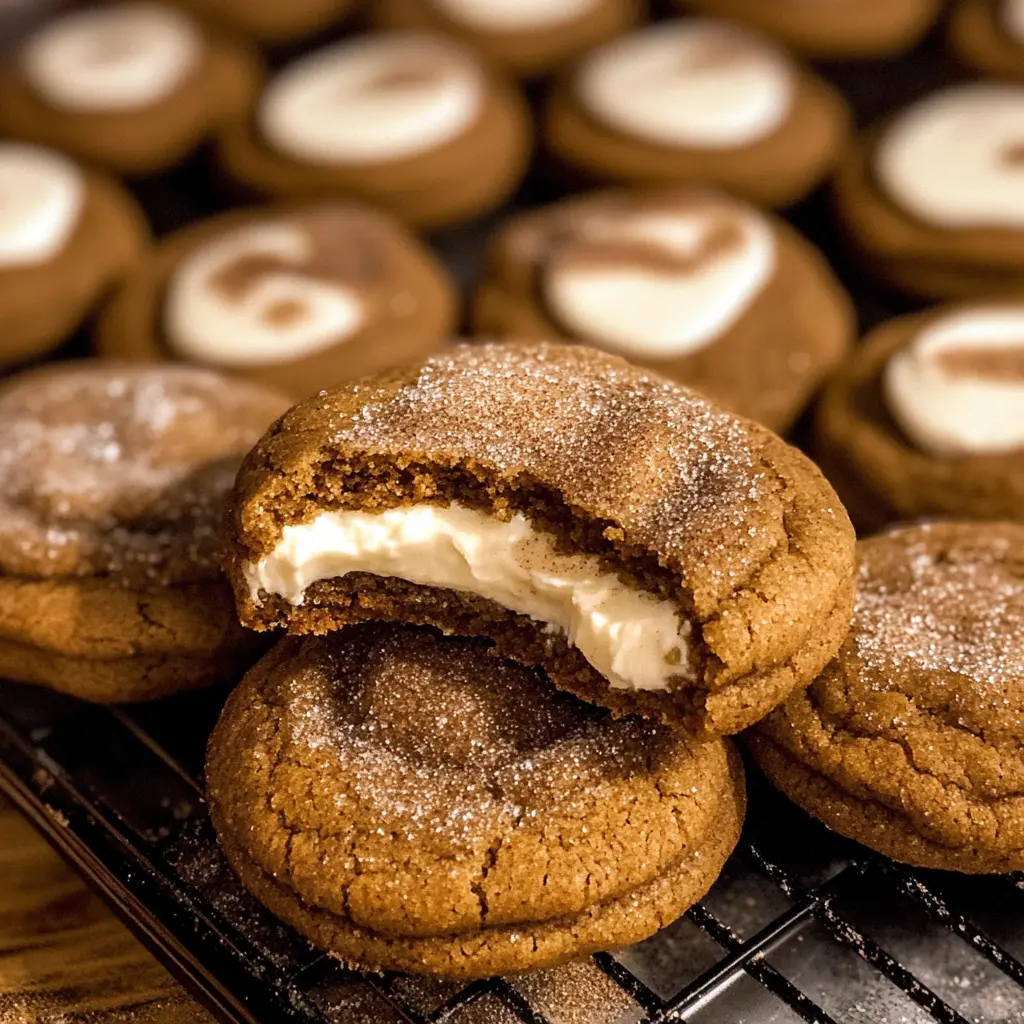 Gingerbread Cheesecake Cookies 10 Ingredients Amazing