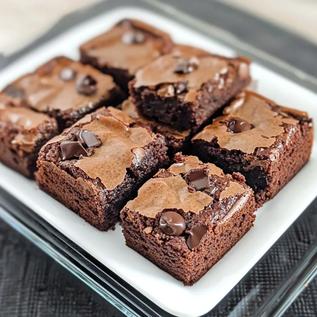 Greek Yogurt Brownies 7 Ingredients Easy Delicious