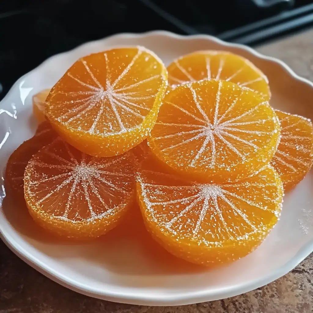 Homemade Orange Candy 5 Steps Easy Delicious