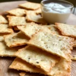 Homemade Sour Cream and Onion Crackers 5 Steps Easy Delicious