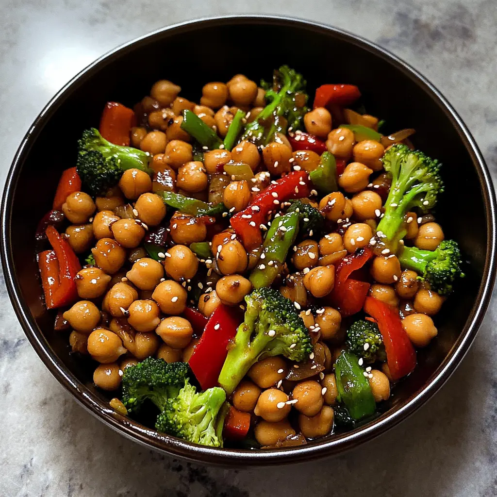 Mongolian Chickpeas 5 Steps Ultimate Delicious