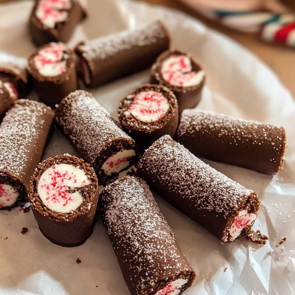 Peppermint Chocolate Roll Cookies 7 Ingredients Ultimate Delicious
