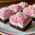 Pink Coconut Snowball Cake Bars 8 Ingredients Ultimate Delicious