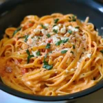 Roasted Red Pepper & Goat Cheese Alfredo 4 Servings Ultimate Delicious