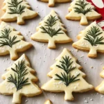 Rosemary Shortbread Christmas Tree Cookies 5 Steps Awesome Delicious
