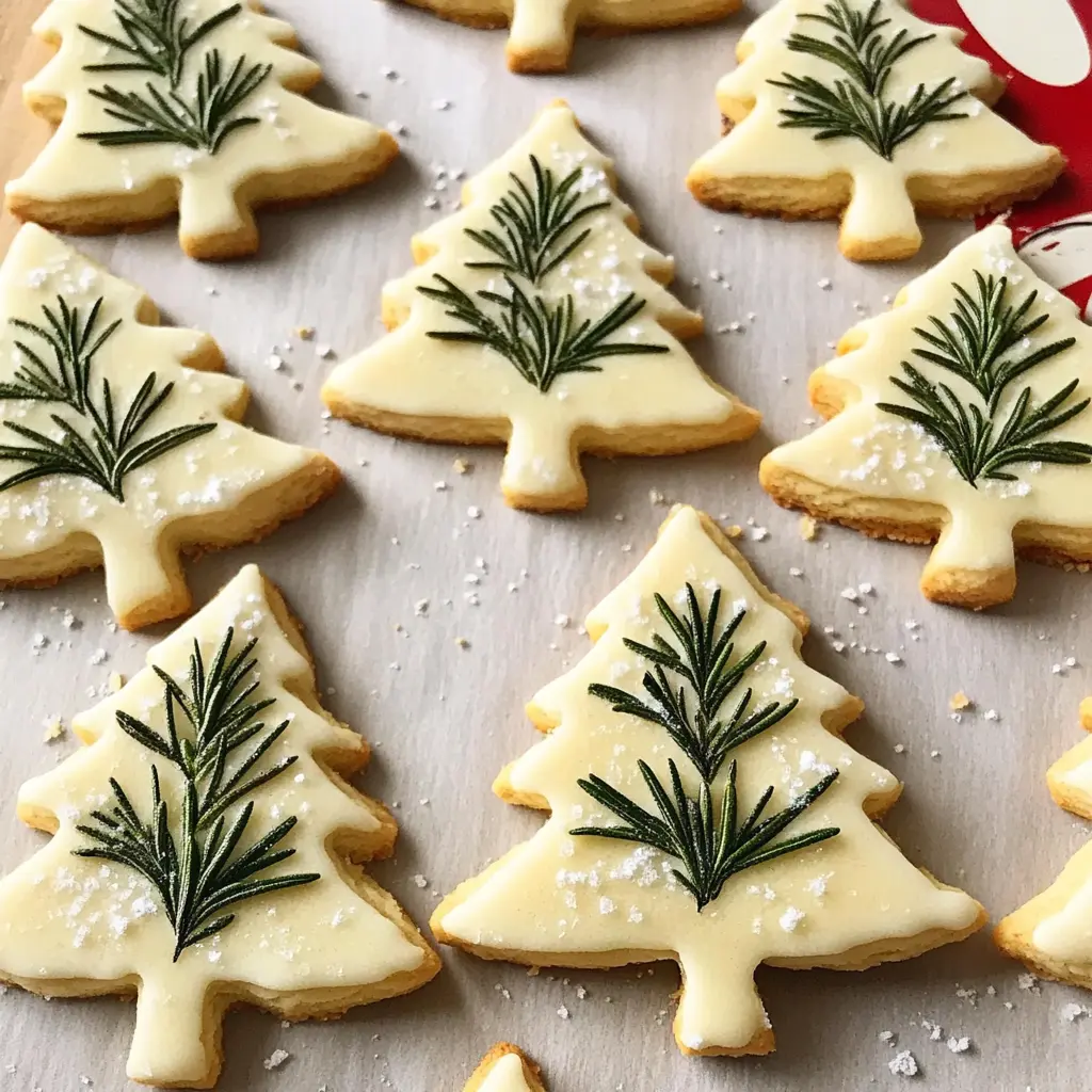 Rosemary Shortbread Christmas Tree Cookies 5 Steps Awesome Delicious