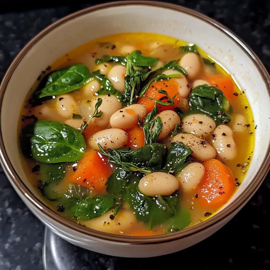 Rustic Tuscan Bean Soup 6 Ingredients Easy Delicious