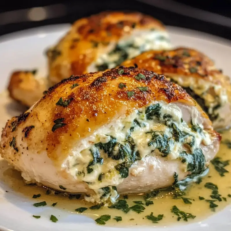 Ruth's Chris Stuffed Chicken Copycat 4 Ingredients Perfect Delicious