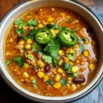 Street Corn Chicken Chili 6 Ingredients Awesome Delicious
