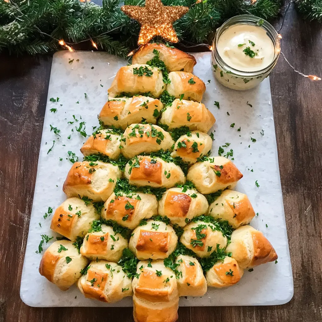 Vegan Pull-Apart Christmas Tree 30 Minutes Easy Delicious