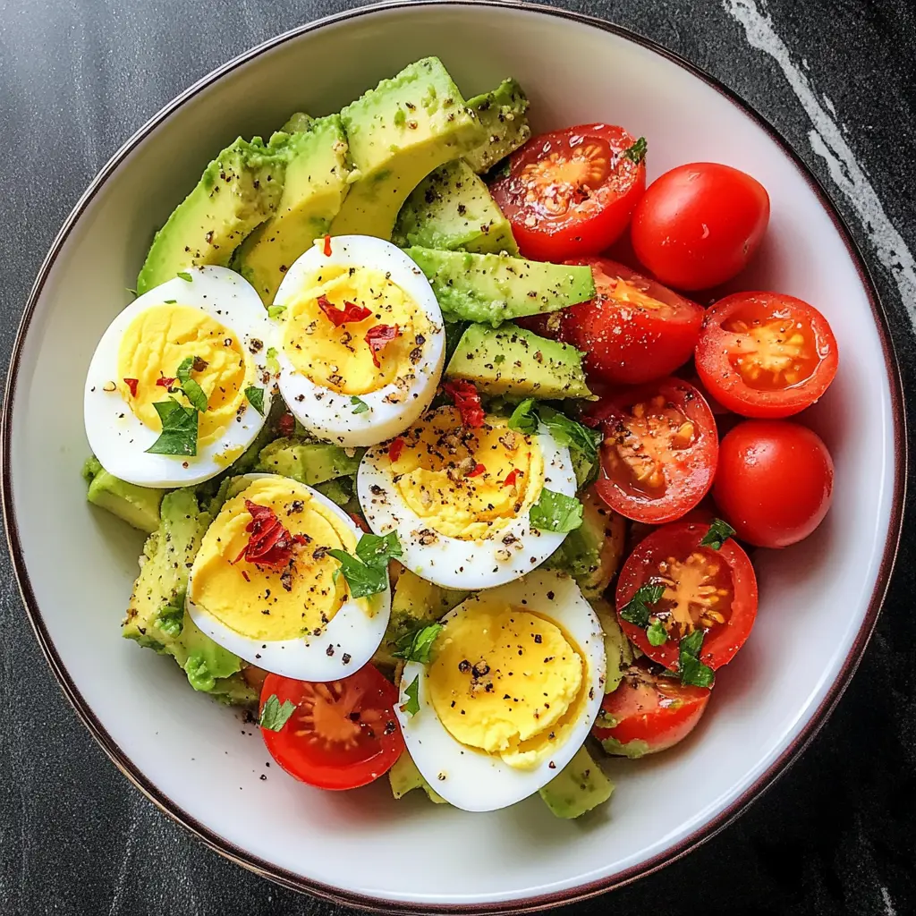 Workout Egg Avocado Salad 5 Steps Easy Delicious