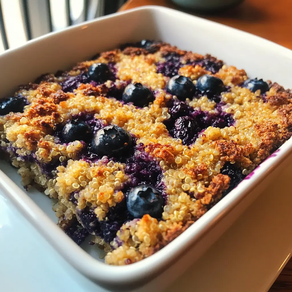 Blueberry Quinoa Breakfast Bake 35 Minutes Easy Delicious