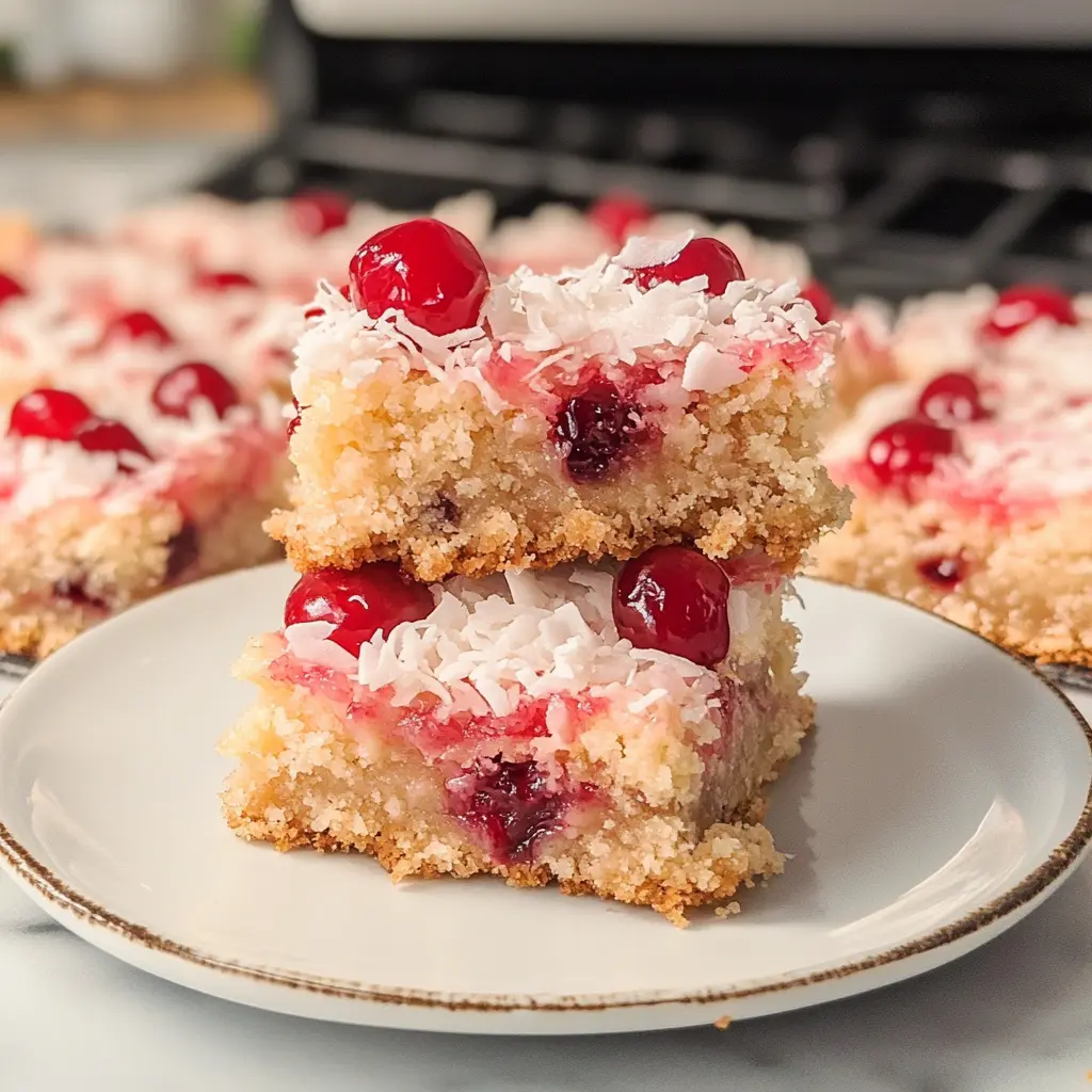 Cherry Coconut Magic Bars 4 Ingredients Ultimate Delicious