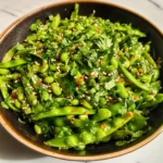 Chili Crisp Snap Pea Salad 4 Ingredients Easy Delicious