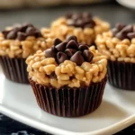 Chocolate Peanut Butter Rice Krispie Cups 6 Steps Easy Delicious