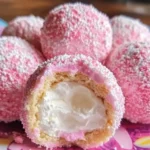 Crispy Cotton Candy Cheesecake Bombs 4 Servings Awesome Delicious