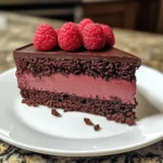 Dark Chocolate Raspberry Mousse Cake 7 Ingredients Supreme Delicious
