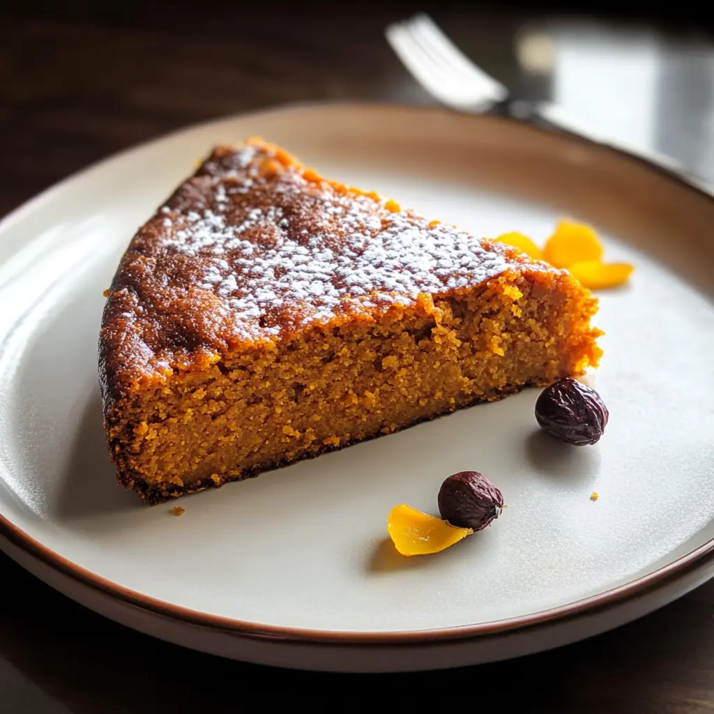 Flourless Sweet Potato Ginger Cake 4 Servings Amazing