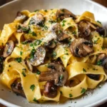 Garlic Butter Mushroom Pappardelle 5 Steps Ultimate Delicious