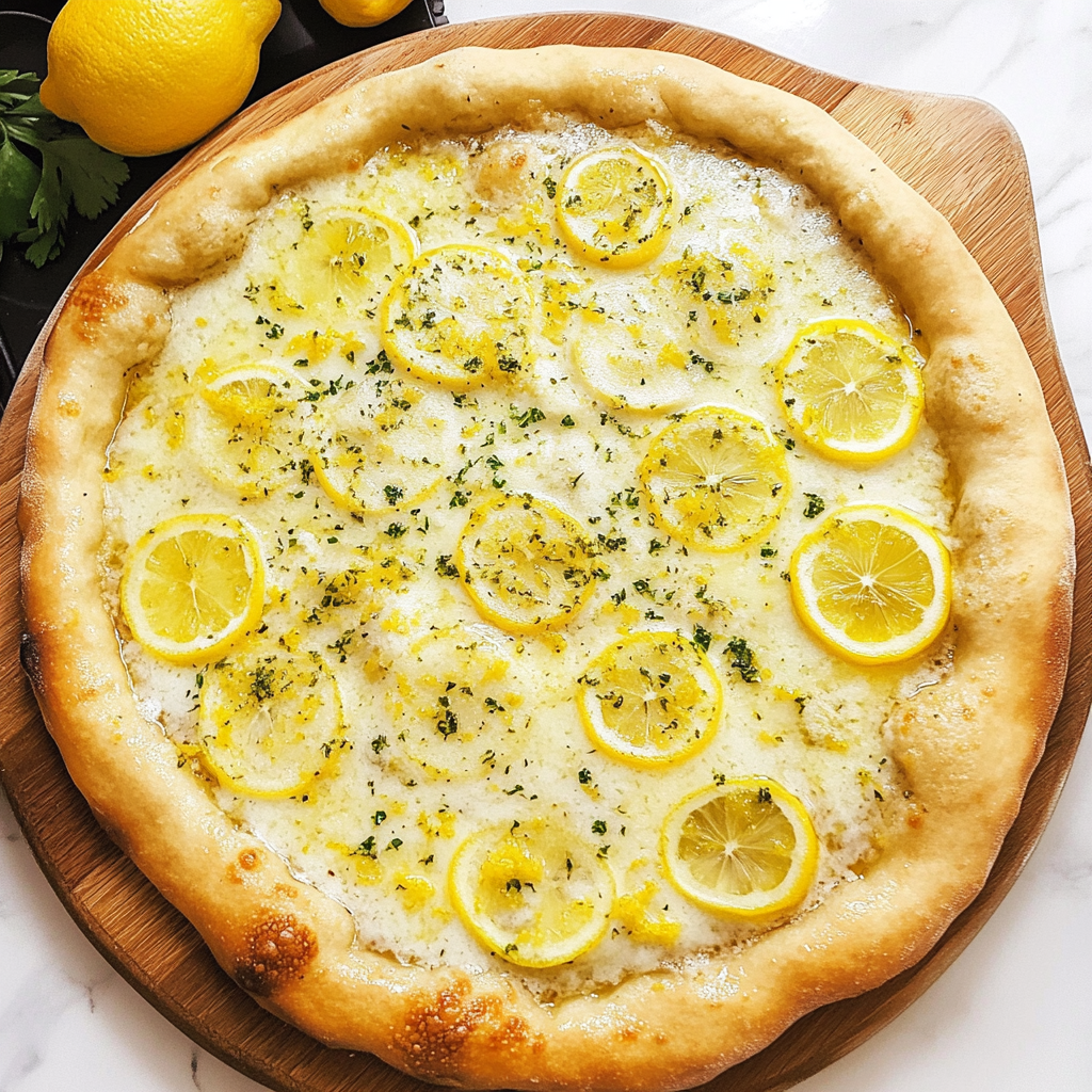 Lemon Pizza 4 Ingredients Easy Delicious