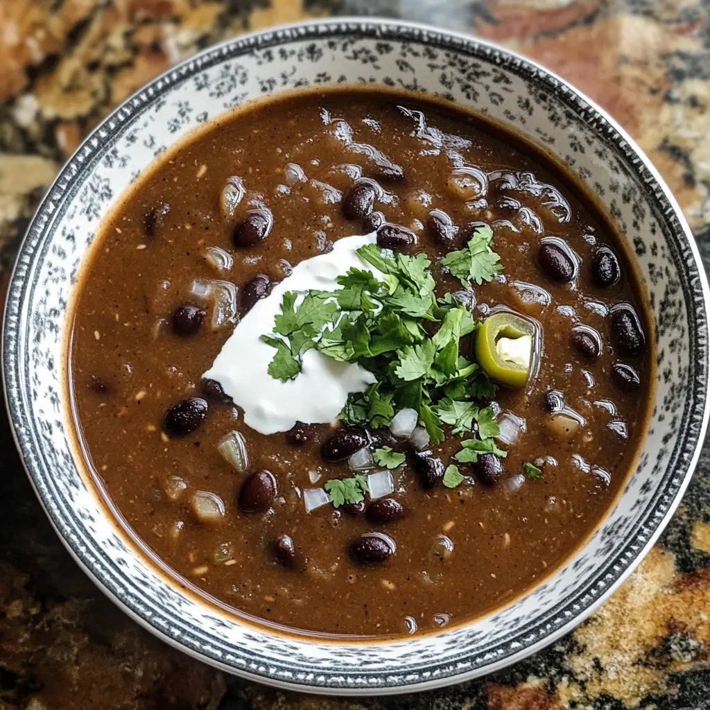 Mexican Style Black Bean Soup 30 Minutes Easy Delicious