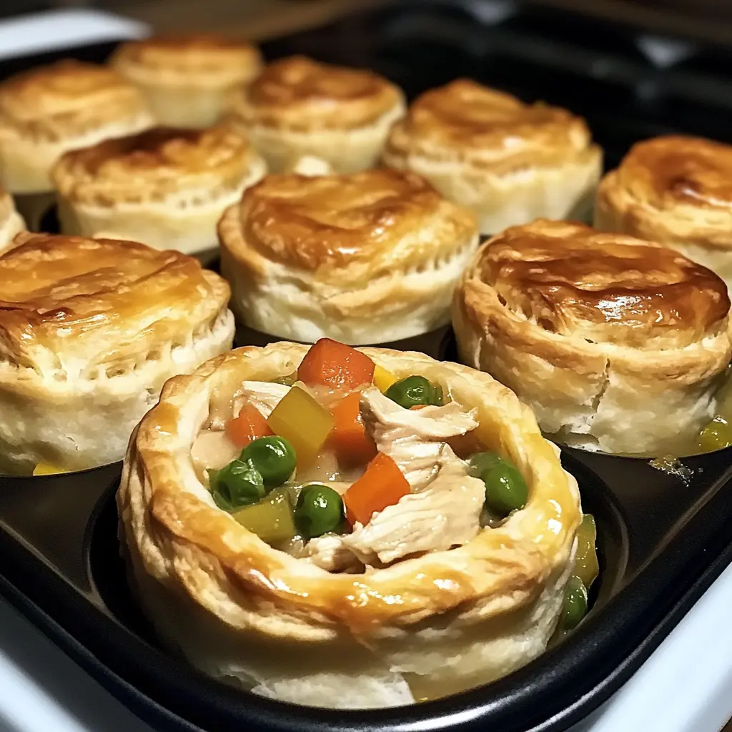Mini Chicken Pot Pies 4 Servings Easy Delicious