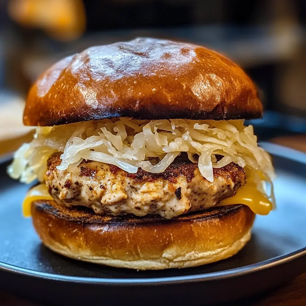 Oktoberfest Maple Mustard Chicken Burger 4 Servings Awesome Delicious