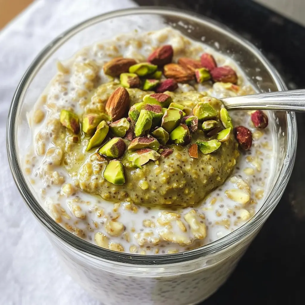 Pistachio Overnight Oats 5 Steps Ultimate Delicious