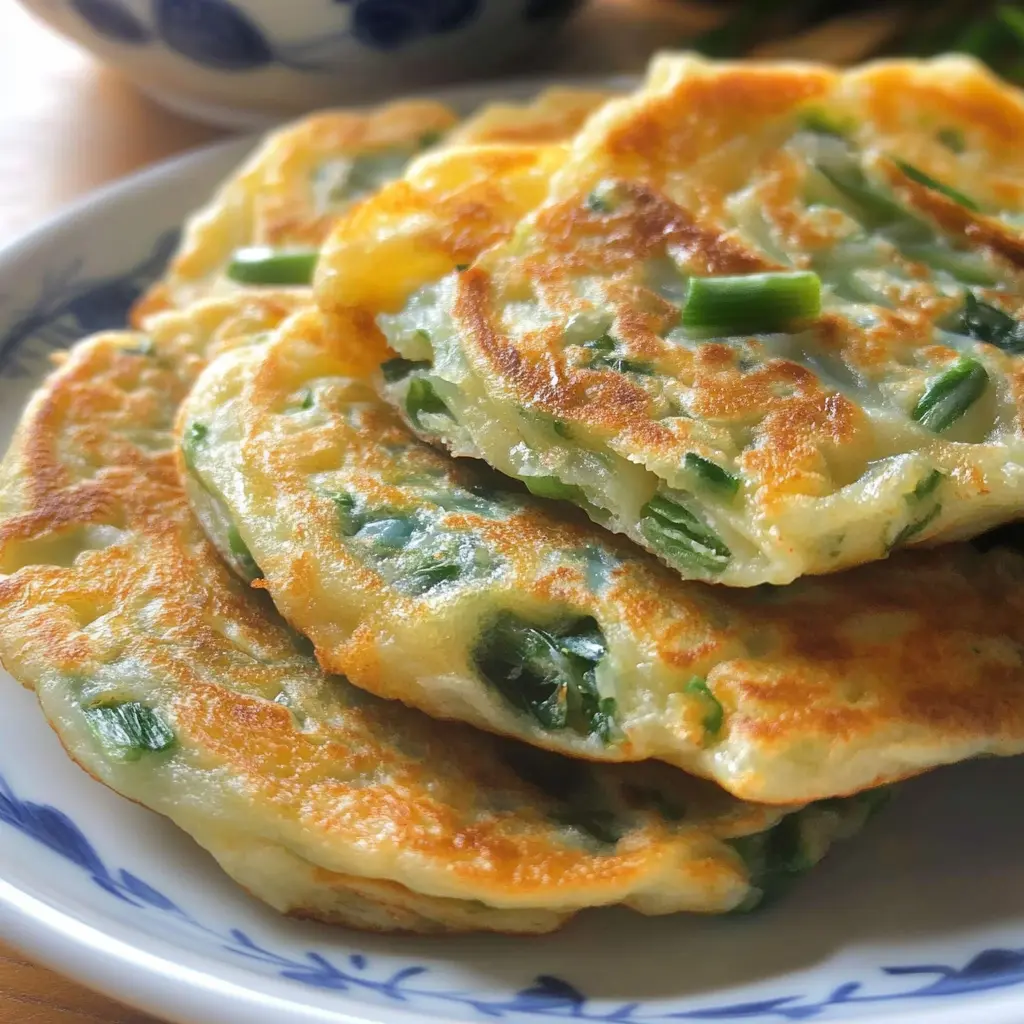 Rice Paper Scallion Pancakes 4 Servings Ultimate Delicious