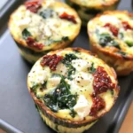 Spinach, Feta and Sun-Dried Tomato Egg Muffin Cups 20 Minutes Easy Delicious