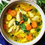 Turmeric Chicken Soup 8 Ingredients Easy Delicious